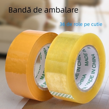 Bandă de ambalare 4,8 cm × 150 m, bej transparent