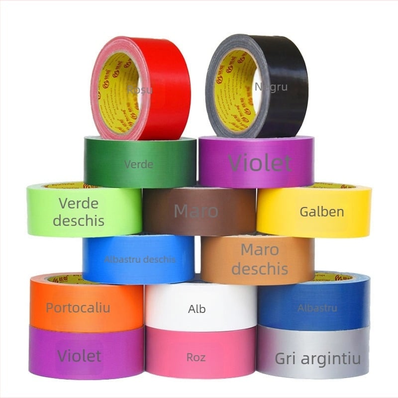 Bandă decorativă pe bază de țesătură, colorată, cu aderență puternică, antiderapantă, fără reziduuri de adeziv la detașare, bandă impermeabilă pentru covoare