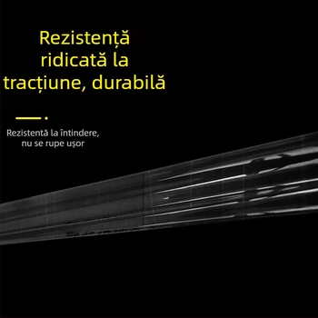 Bandă transparentă cu aderență ridicată pentru papetărie, subțire, lățimi 1.0/1.2/1.5/1.8/2.0/2.4 cm.