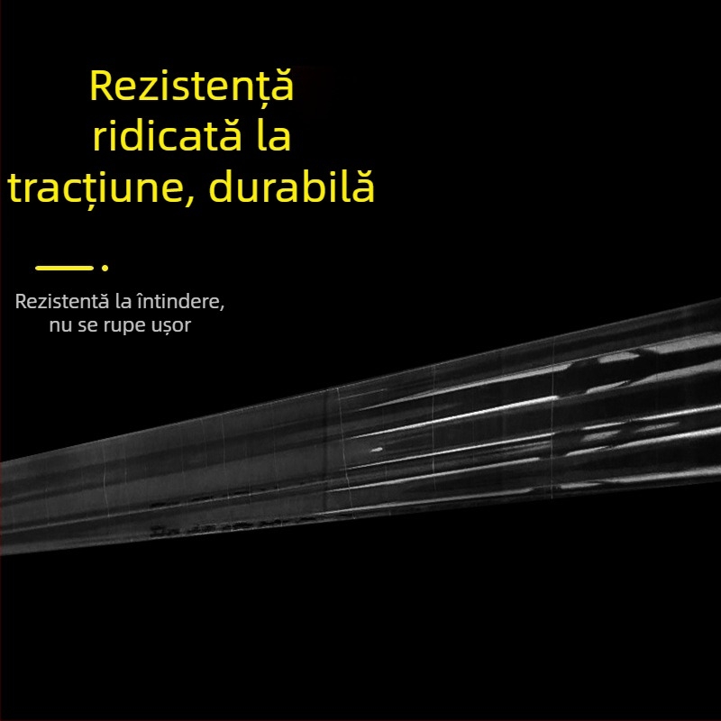 Bandă transparentă cu aderență ridicată pentru papetărie, subțire, lățimi 1.0/1.2/1.5/1.8/2.0/2.4 cm.
