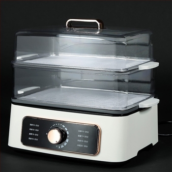 Aburitor electric cu două niveluri, 22 L, oțel inoxidabil, uz casnic