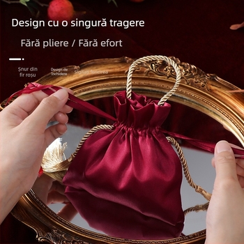 Saci de bomboane cu șiret, în stil Instagram, pentru nunți – cutii cadou pentru bomboane de nuntă