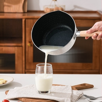 Oală Yukihira japoneză din aluminiu, antiaderentă, pentru gătit tăiței, hot pot picant, tăiței din orez, tăiței instant, și mâncare pentru copii