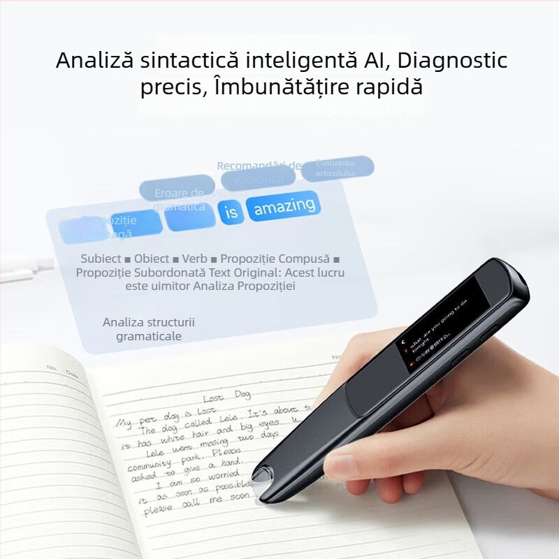 Youdao Peniță Dicționar R1, ediție îmbunătățită, peniță cu traducere AI pentru elevi, scanare și citire