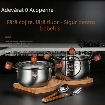 Oală pentru hrănire bebeluși din oțel inoxidabil 316, netencuită, vas mic pentru lapte, de calitate alimentară