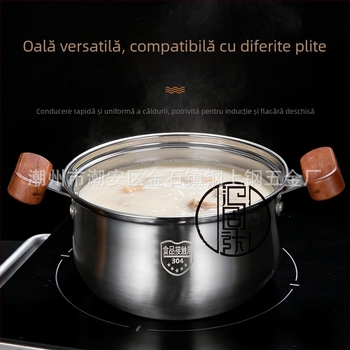 Oală pentru hrănire bebeluși din oțel inoxidabil 316, netencuită, vas mic pentru lapte, de calitate alimentară