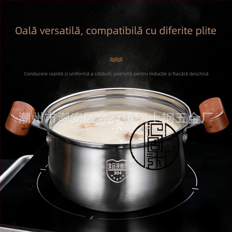 Oală pentru hrănire bebeluși din oțel inoxidabil 316, netencuită, vas mic pentru lapte, de calitate alimentară