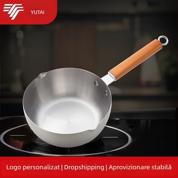 Oală pentru lapte pentru copii, din oțel inox, stil japonez, oală mică, multifuncțională pentru tăiței și hrana bebelușilor
