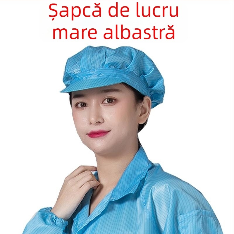 Halat de lucru lung, antistatic, rezistent la praf, albastru, unisex
