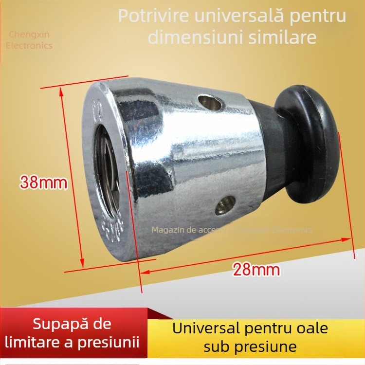 Supapă universală de limitare a presiunii pentru oală sub presiune, cap de evacuare a presiunii 80 kPa