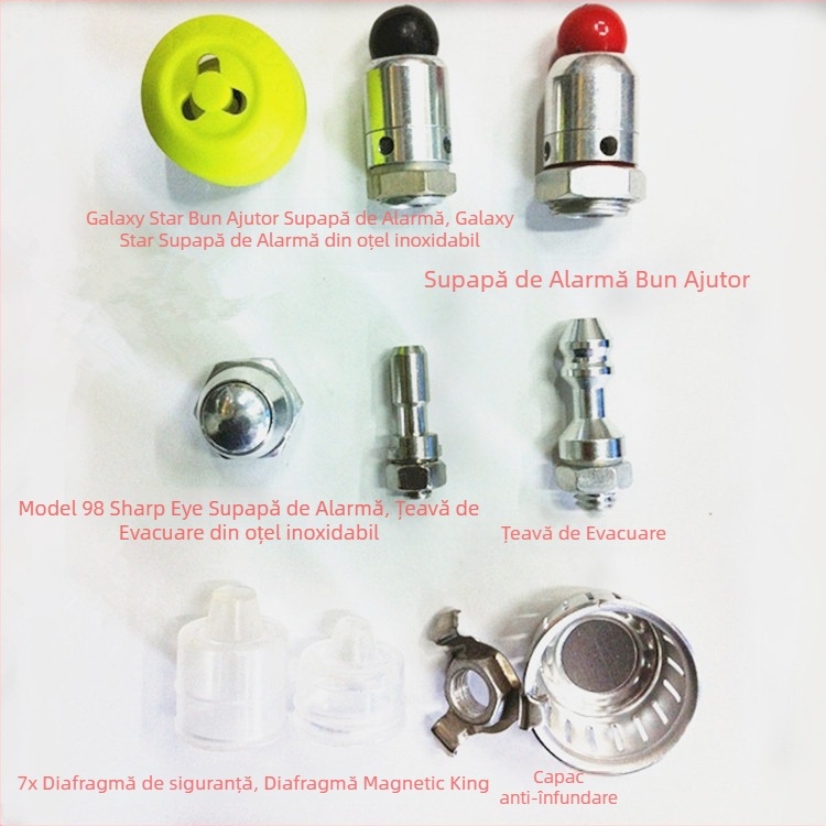 Valvă de împingere din aluminiu și silicon pentru oală sub presiune