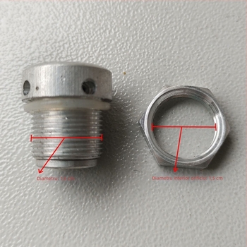 Valvă de alarmă extra mare pentru oală sub presiune, port filet 1,5 cm, capac – supapă de evacuare a presiunii