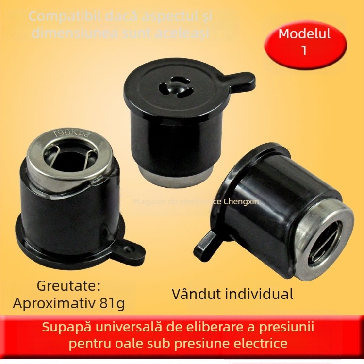 Accesorii pentru oală sub presiune electrică: supapă de eliberare a presiunii, supapă de evacuare, supapă de limitare a presiunii, supapă de siguranță, supapă de aburi, supapă de reducere a presiunii