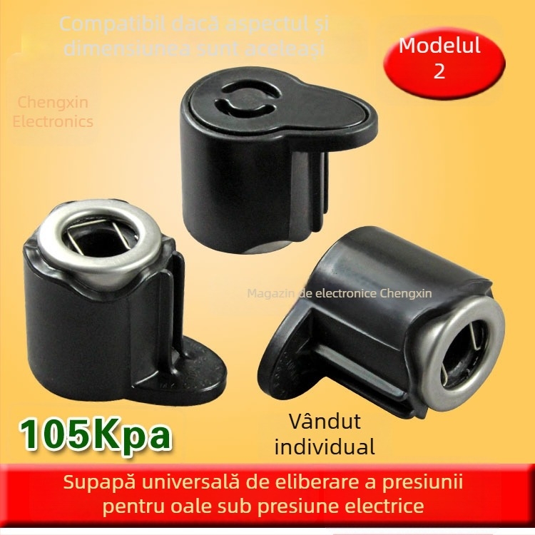 Accesorii pentru oală sub presiune electrică: supapă de eliberare a presiunii, supapă de evacuare, supapă de limitare a presiunii, supapă de siguranță, supapă de aburi, supapă de reducere a presiunii