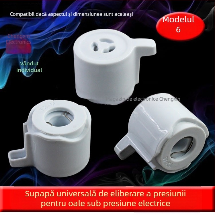 Accesorii pentru oală sub presiune electrică: supapă de eliberare a presiunii, supapă de evacuare, supapă de limitare a presiunii, supapă de siguranță, supapă de aburi, supapă de reducere a presiunii