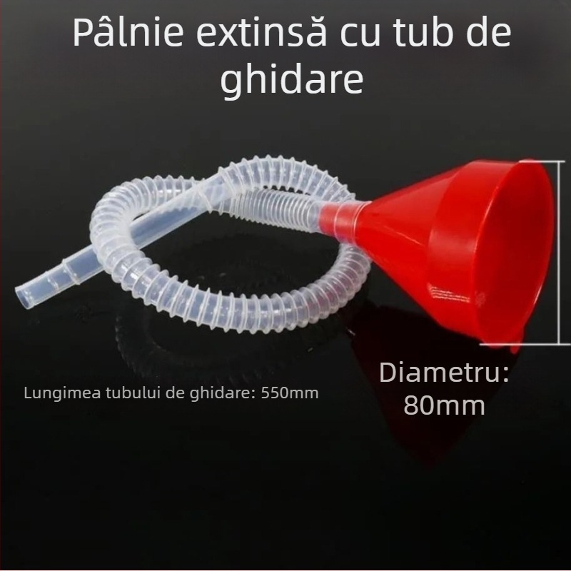 Dispozitiv de alimentare din plastic cu țeavă lungă pentru motociclete și autoturisme, furtun extins, alimentare fără atingere