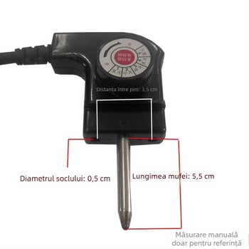Linie de reglaj a temperaturii pentru oală electrică în stil coreean, cablu de alimentare din cupru pur, cablu de conectare încorporat