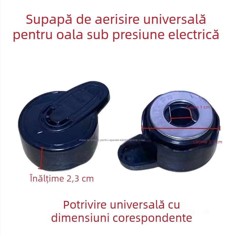 Accesorii pentru oală electrică sub presiune: supapă de evacuare, supapă de limitare a presiunii, supapă de deflație, supapă de eliberare a presiunii, supapă de aer, supapă de siguranță, greutate cu ciocan, 90 kPa