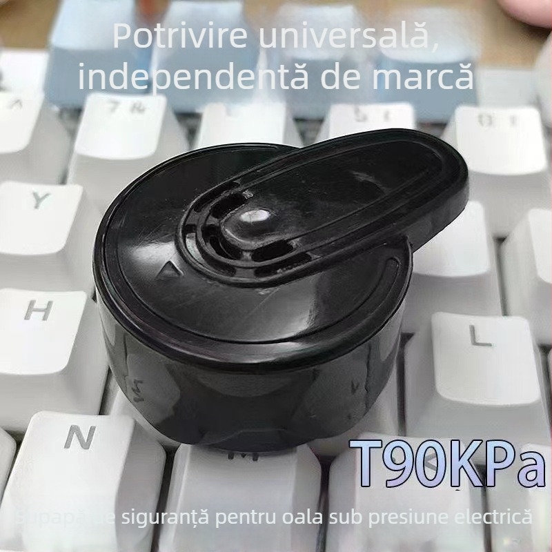 Accesorii pentru oală electrică sub presiune: supapă de evacuare, supapă de limitare a presiunii, supapă de deflație, supapă de eliberare a presiunii, supapă de aer, supapă de siguranță, greutate cu ciocan, 90 kPa
