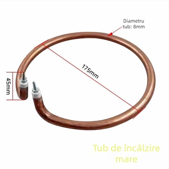 Inel de încălzire multifuncțional pentru oală electrică și wok, țeavă de încălzire placată cu cupru — accesorii, dimensiuni mari, medii și mici