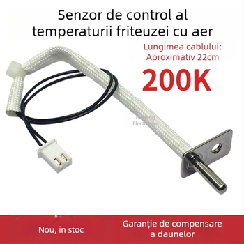Termostat cu senzor de temperatură NTC 200K pentru friteza cu aer — accesorii universale pentru friteze electrice și cuptoare