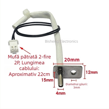 Termostat cu senzor de temperatură NTC 200K pentru friteza cu aer — accesorii universale pentru friteze electrice și cuptoare