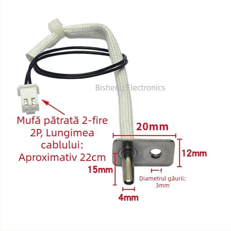 Termostat cu senzor de temperatură NTC 200K pentru friteza cu aer — accesorii universale pentru friteze electrice și cuptoare