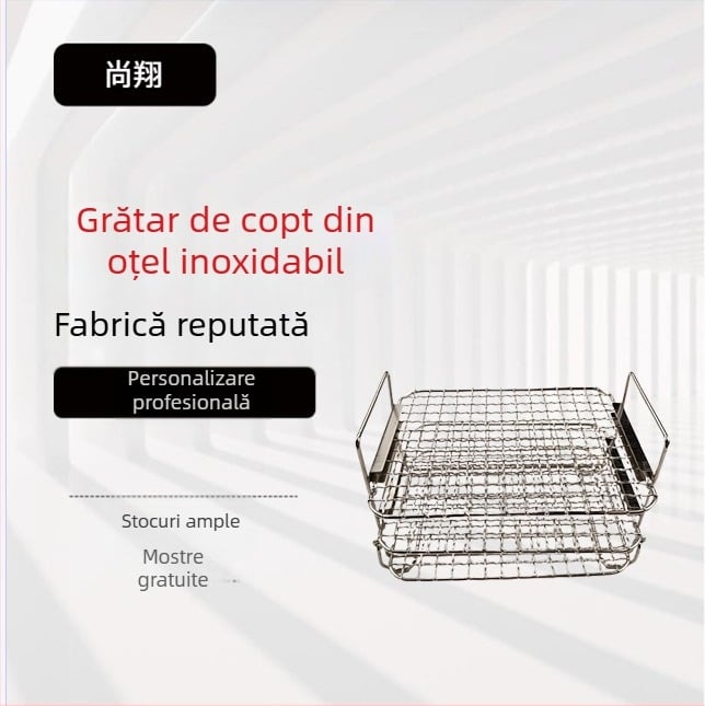 Raft de trei niveluri pentru air fryer din oțel inoxidabil 304