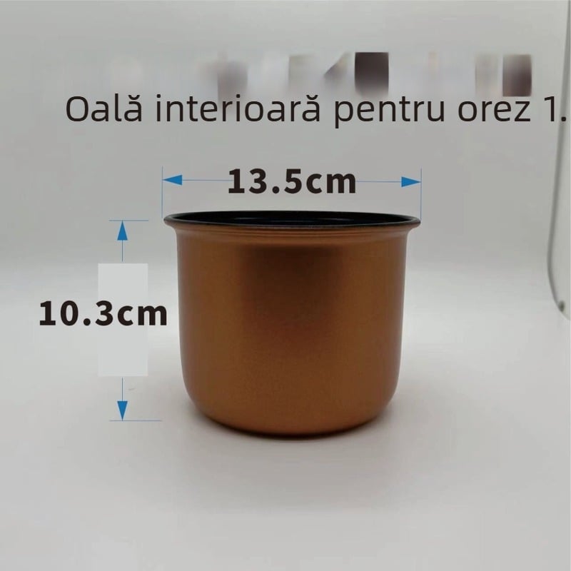 Liner interior pentru mini oală de orez 1.2L, dimensiuni 13.5 × 10.3 cm