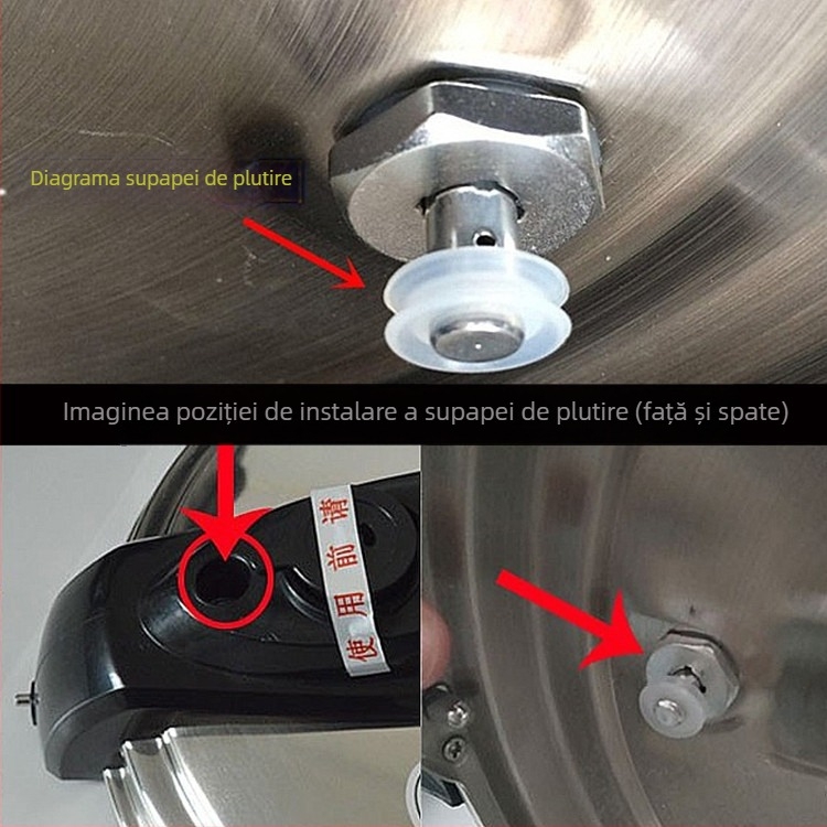 Accesorii pentru oală sub presiune Happiness Brand: supapă plutitoare, supapă de sens invers, supapă de închidere, supapă cu închidere automată, supapă de siguranță
