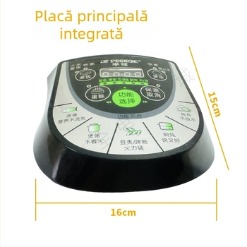 Placă de control nouă pentru oală electrică sub presiune, hemisferică, roșie cu simbolul fericirii duble, triunghiulară — integrată universal pentru reparații