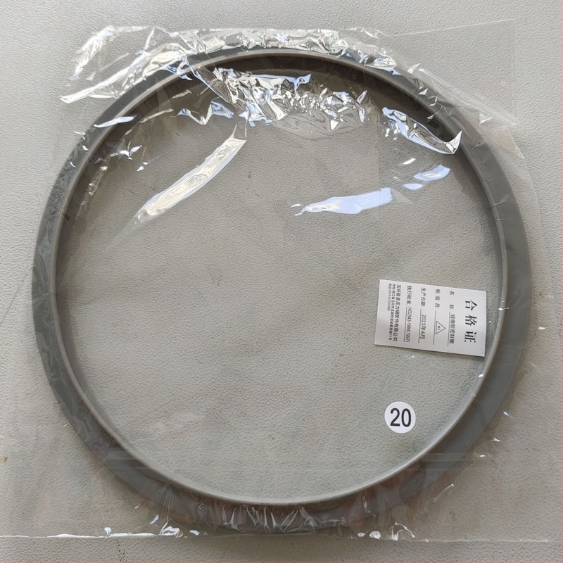 SF inel de etanșare pentru oală sub presiune, oțel inoxidabil, 20 cm, inel gri, inel din piele și inel din silicon cauciucat – accesorii pentru oală sub presiune