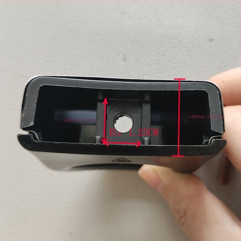 Mâner mediu pentru oală sub presiune cu gaură unică și placă de fier, mâner Bakelit pentru oală, mâner pentru oală de supă – accesorii pentru oale sub presiune