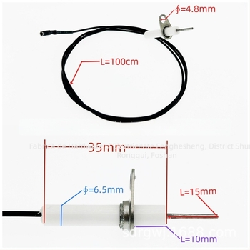 Set de aprindere cu piezo pentru cuptor – aprindător piezo cu ieșire 1 la 2