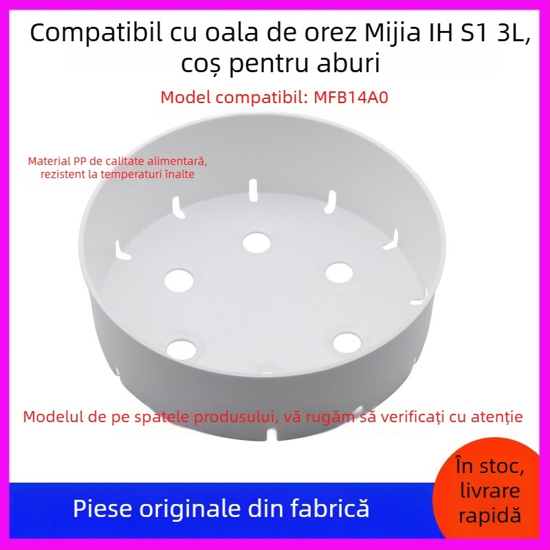 Coș de aburi pentru orez Mijia IH S1, 3L, accesorii originale, model MFB14A0
