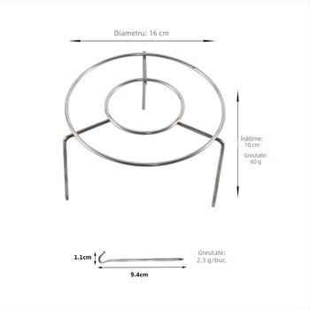 Raft de aburi din oțel inoxidabil, înălțat, pentru bucătărie, cuptor vertical, suport rotund pentru frigărui cu aer