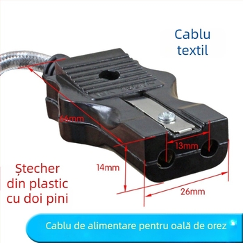 Cablu de alimentare cu două găuri pentru ceainic electric și aragaz