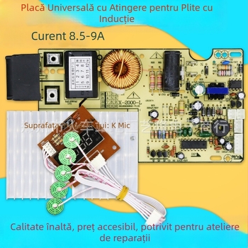 Noua placă principală pentru plita cu inducție — placă universală pentru reparații/modificări, putere mare, control tactil, buton original