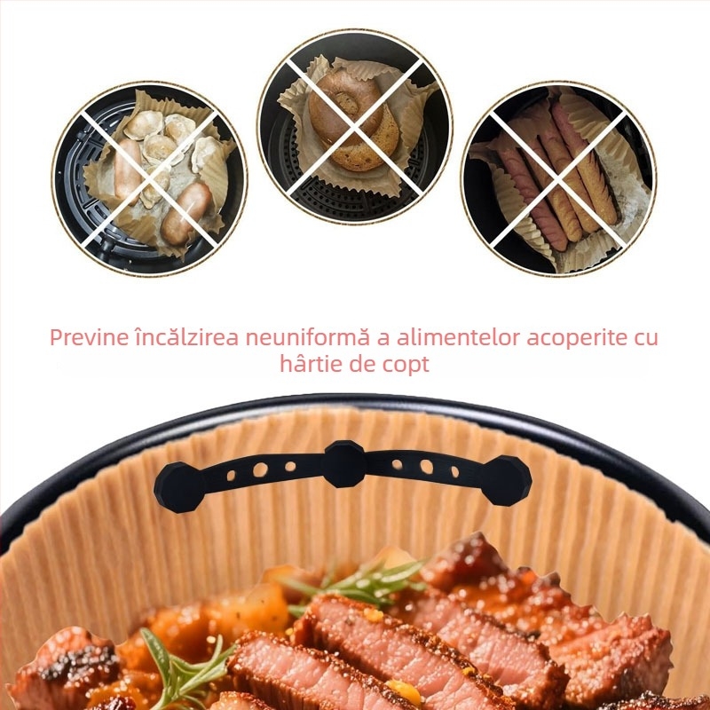 Clema magnetică universală din silicon pentru hârtie de acoperire a fritezei cu aer, rezistentă la temperaturi înalte, silicon alimentar