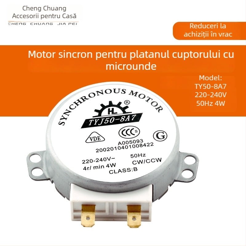 TYJ50-8A7 Motor sincron pentru platoul de rotație al cuptorului cu microunde – piesă de înlocuire