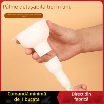 Pâlnie demontabilă 3-în-1 pentru bucătărie, pentru ulei și băuturi alcoolice, cu diametre diferite ale pâlnilor