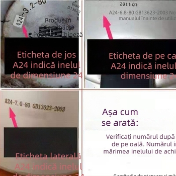 Inel etanșare pentru oală sub presiune Jinxi Wanbao – Stil vintage Shuangxi, garnitură din cauciuc, inel din piele, plăcuță din piele pentru oale din aluminiu