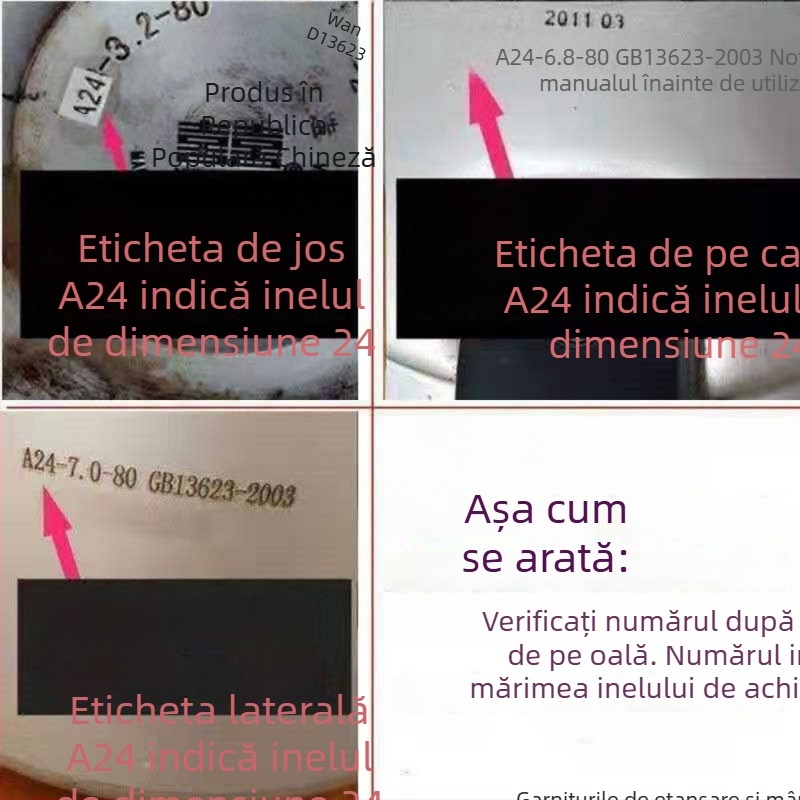 Inel etanșare pentru oală sub presiune Jinxi Wanbao – Stil vintage Shuangxi, garnitură din cauciuc, inel din piele, plăcuță din piele pentru oale din aluminiu