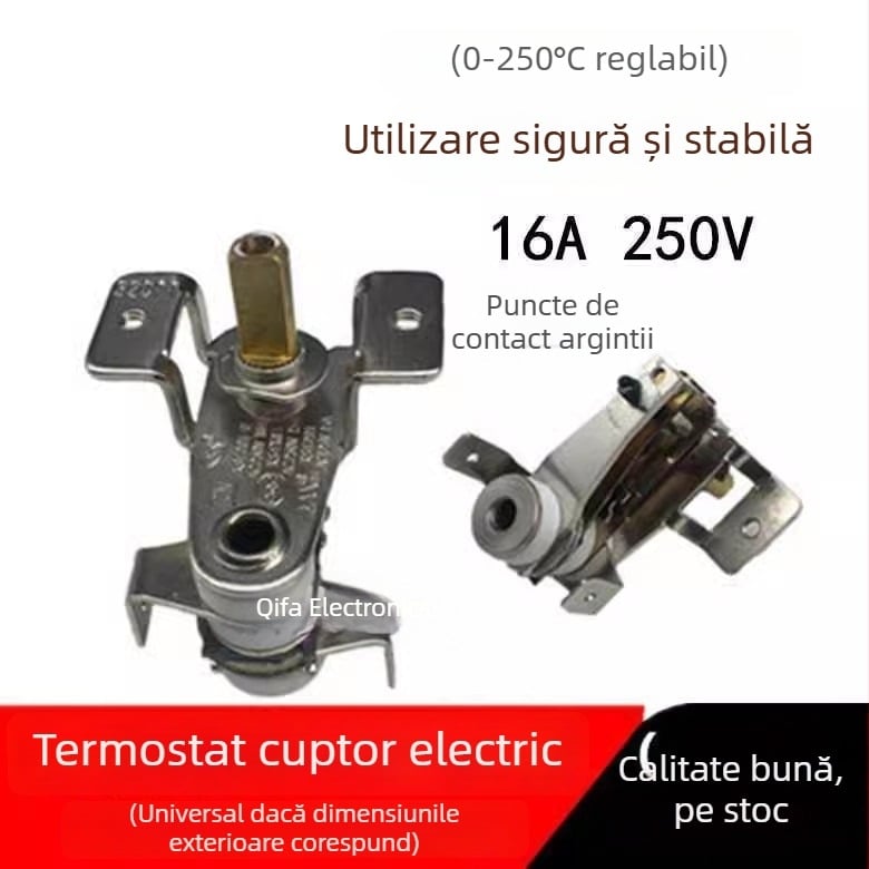 Termostat pentru cuptor electric cu întrerupător mecanic reglabil al temperaturii și controler – accesorii originale universale pentru încălzitoare electrice