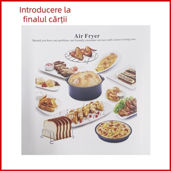 Carte de rețete pentru accesorii friteuză cu aer (ediția engleză)