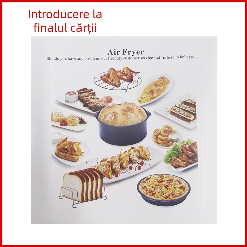 Carte de rețete pentru accesorii friteuză cu aer (ediția engleză)