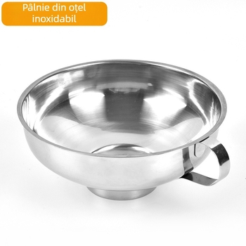 Pâlnie din oțel inoxidabil, gură lată, diametru mare, pentru ambalarea alimentelor (kimchi, gem, cârnat, pudră)