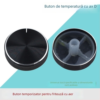 Set de butoane pentru friteuză cu aer și oală sub presiune: butoane pentru timp și temperatură, ax D, cronometru pentru port, accesorii pentru dulap dezinfectare