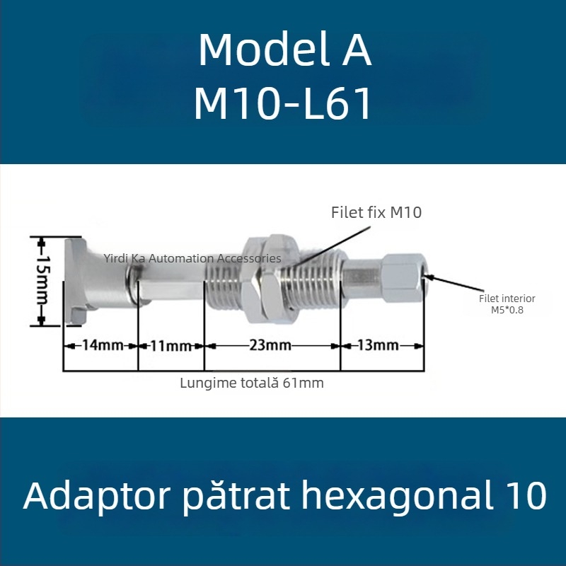 Cupă de vid pentru brațul robotic industrial, duză lungă, ovală, din silicon rezistent la temperaturi înalte, antistat.