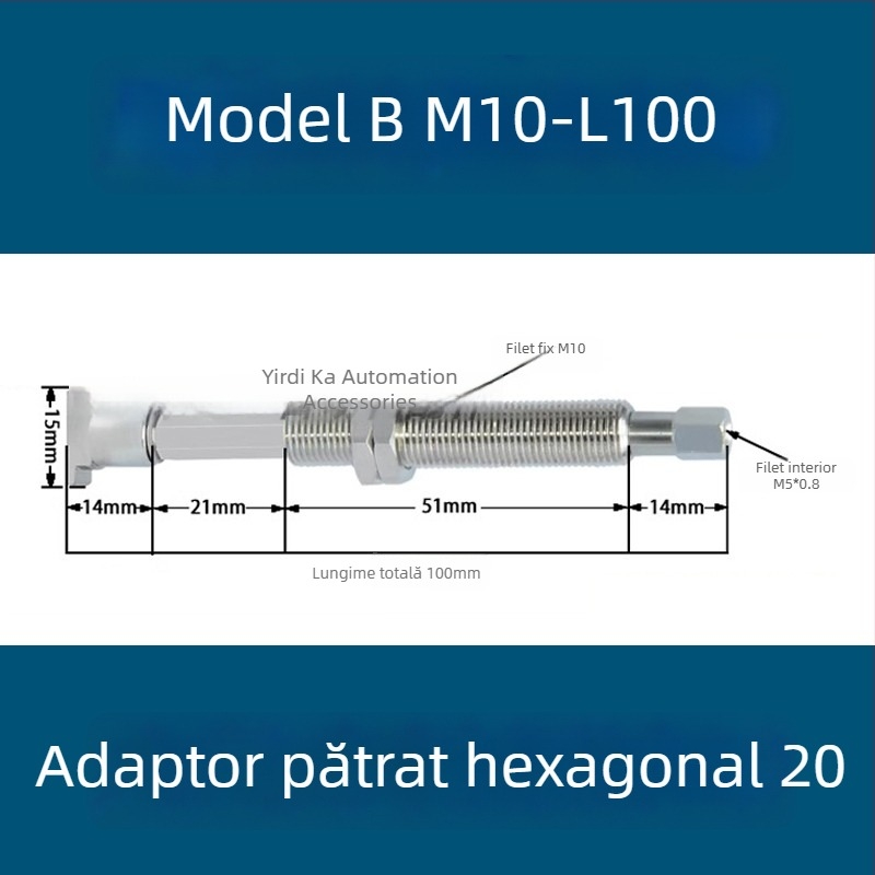 Cupă de vid pentru brațul robotic industrial, duză lungă, ovală, din silicon rezistent la temperaturi înalte, antistat.